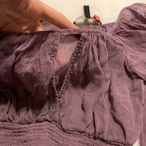 BCBG purple silk top xxs - Picture 8 of 8